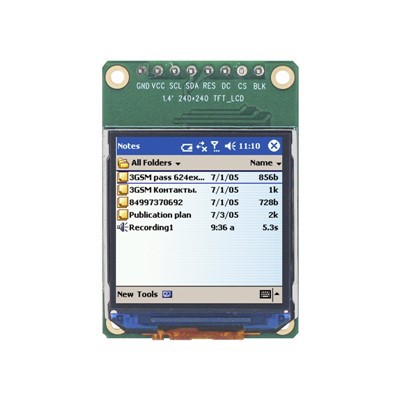 1.4 Inch Square IPS TFT LCD Display Module